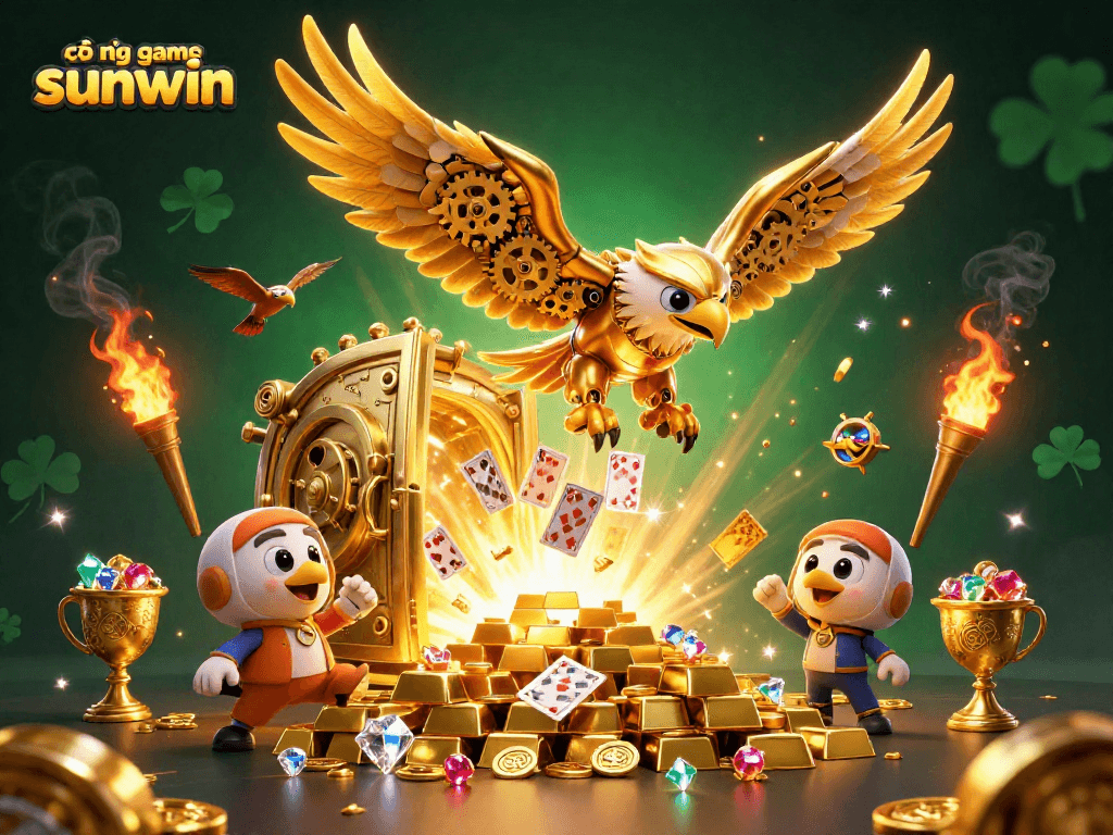 Experience winning excitement at cổng game sunwin with a vibrant golden casino adventure.
