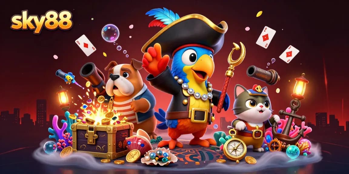 Experience the thrilling adventures at sky88's vibrant casino games and winning opportunities.