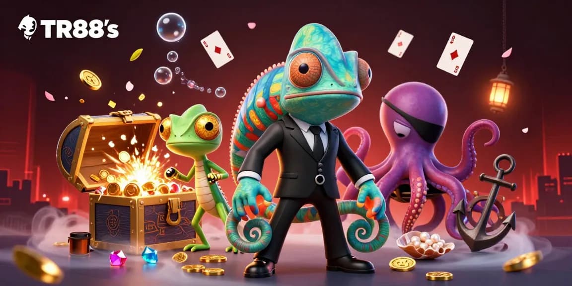 Experience exhilarating gaming at TR88 with our thrilling underwater adventure featuring colorful characters and treasures!