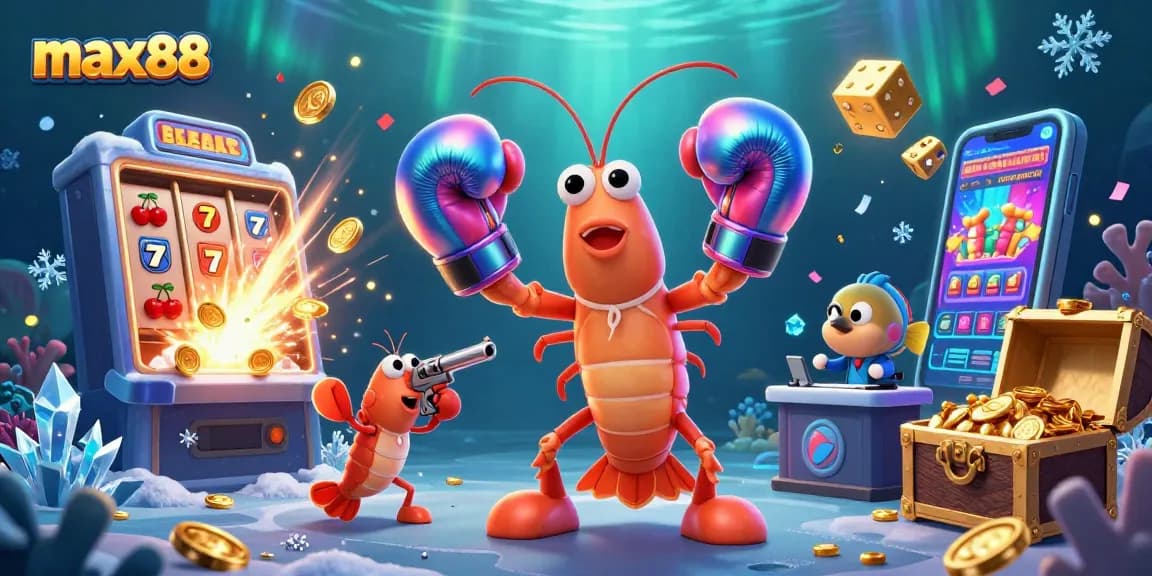 Experience max88's thrilling casino action with vibrant characters, dynamic slot machines, and jackpot excitement.