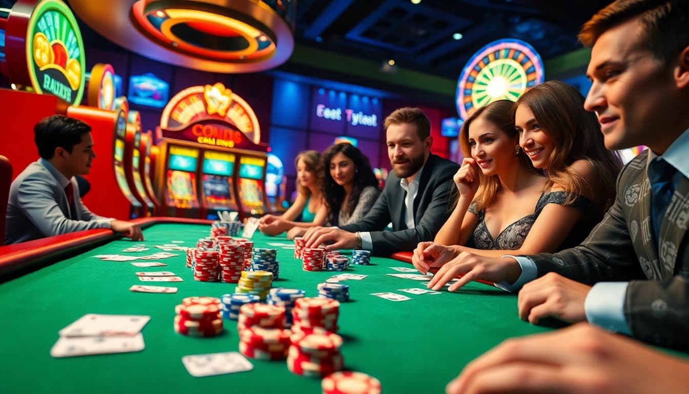 Experience the thrill and excitement of gaming at https://god55.us.com/ with vibrant casino scenes.