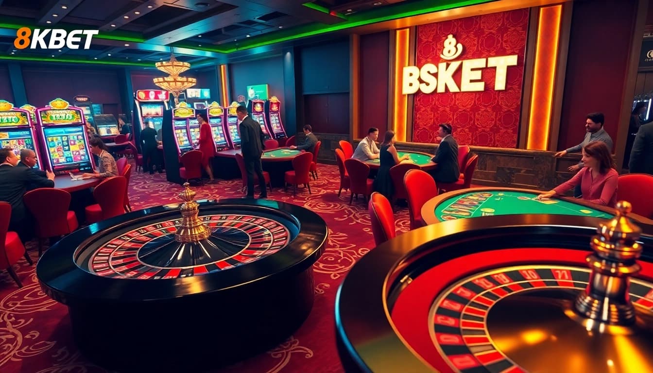 Experience luxury and excitement at 8KBET casino with vibrant games and thrilling bets.