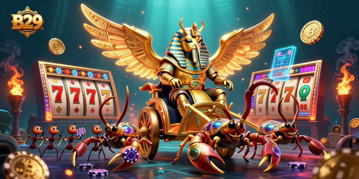 B29 offers engaging casino experiences through stunning 3D illustrations featuring thrilling gaming elements.