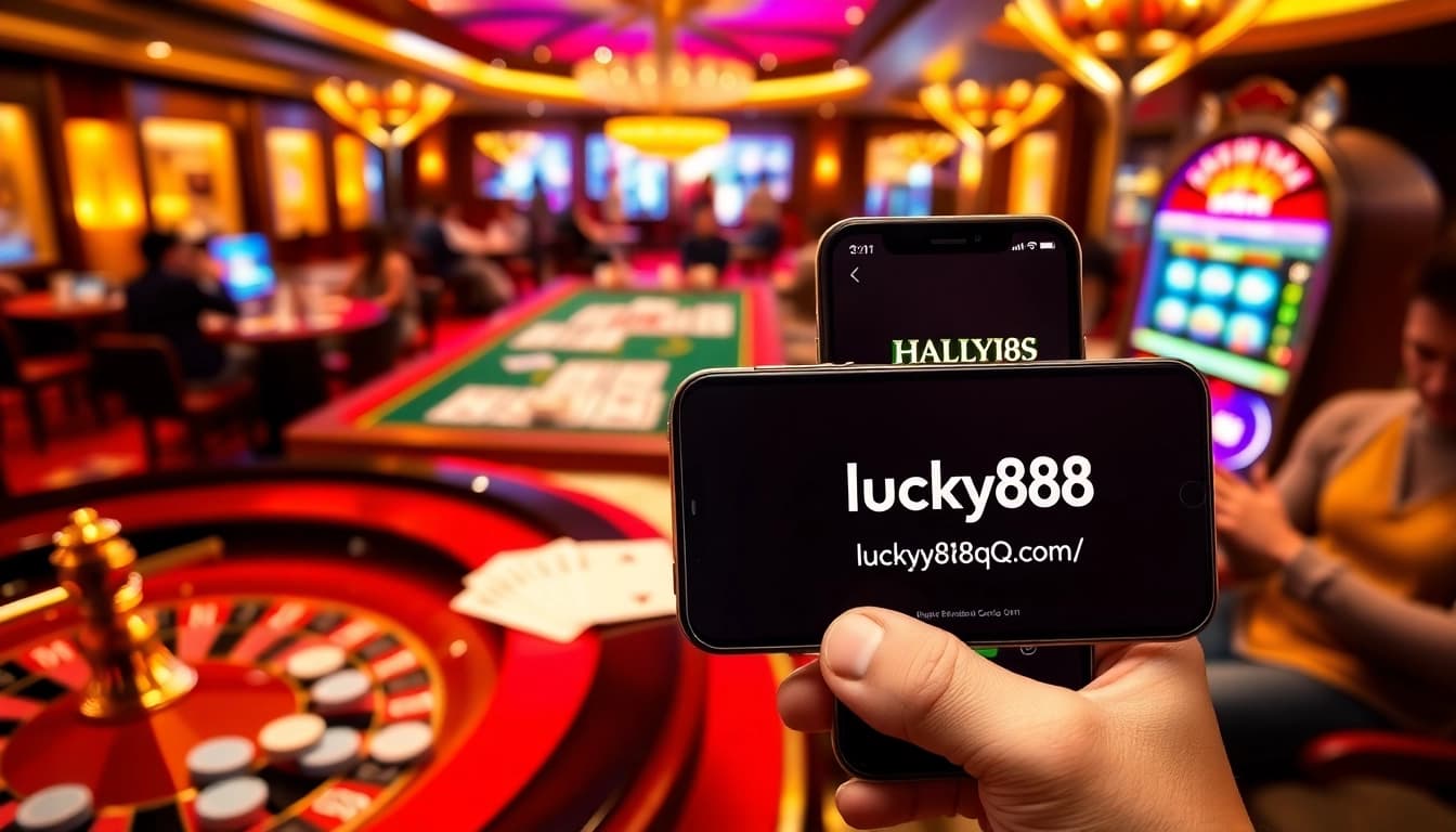 Experience the excitement of online gambling with https://lucky88qq.com/ featuring vibrant casino elements.