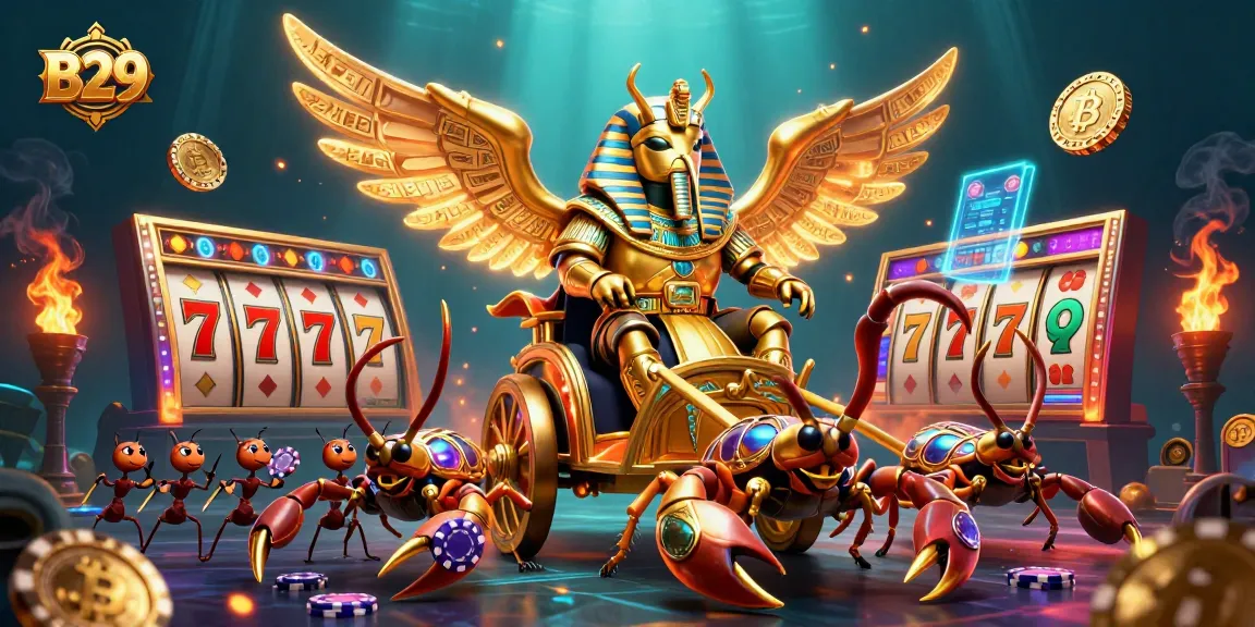 B29 offers engaging casino experiences through stunning 3D illustrations featuring thrilling gaming elements.