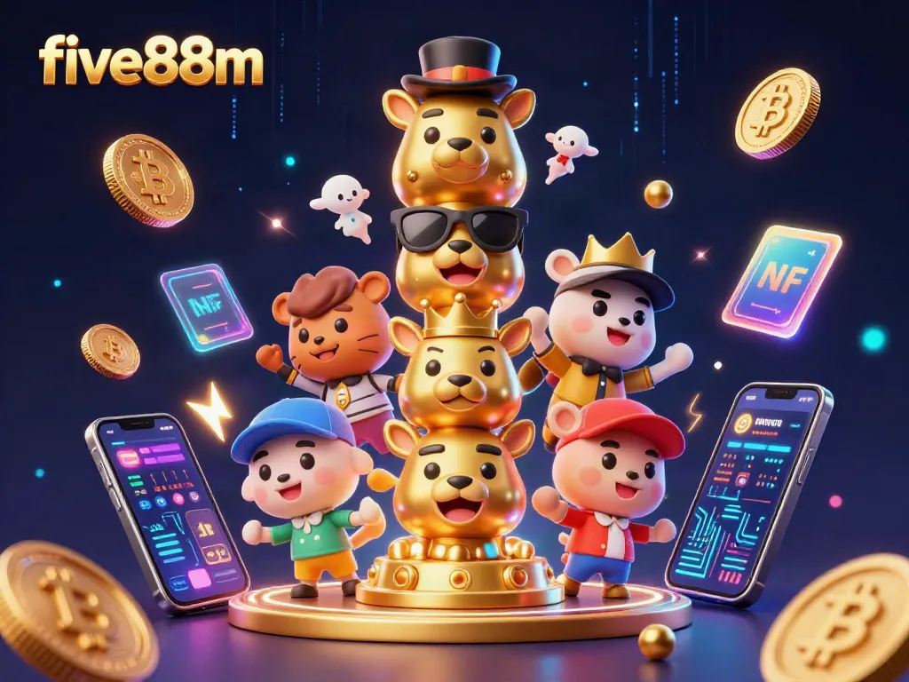 Experience the excitement of five88m with vibrant casino delights and crypto elements.