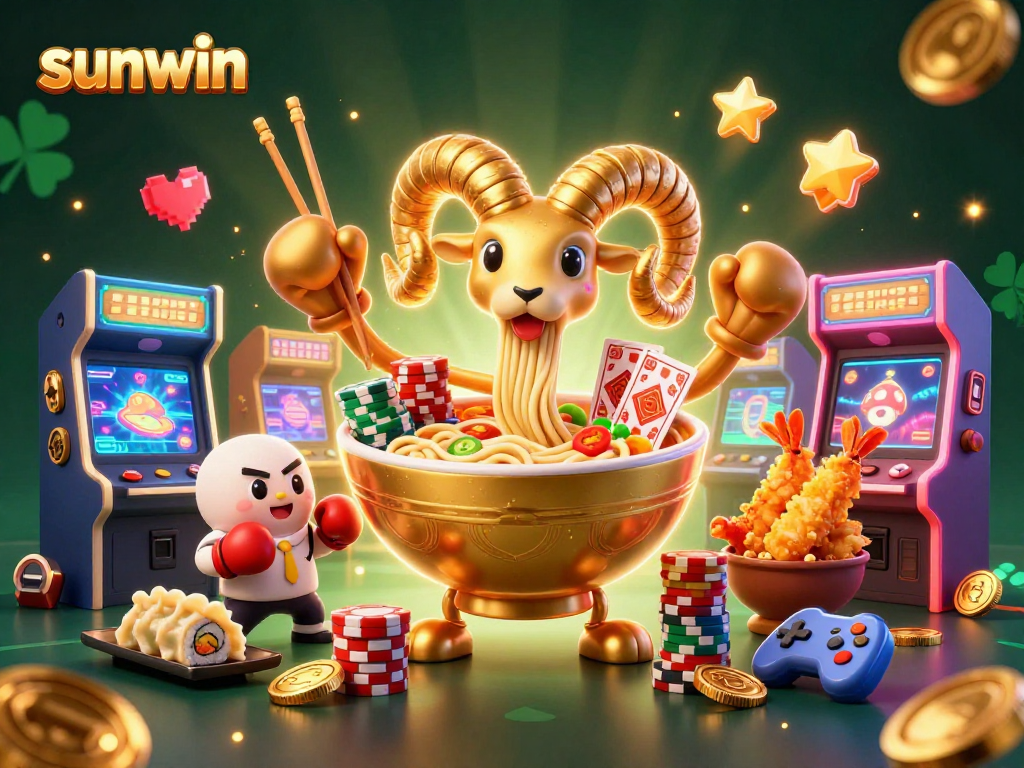 Engage with sunwin's vibrant casino experience featuring dynamic characters celebrating wins.