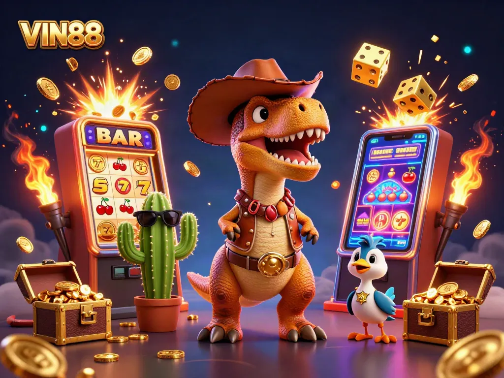 Win big at VIN88 with exciting 3D casino games featuring dynamic characters and jackpot elements.