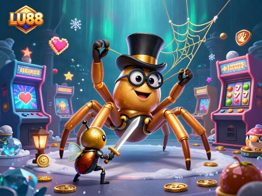 Engage in classic casino thrills with LU88's vibrant slot adventure featuring colorful game elements.