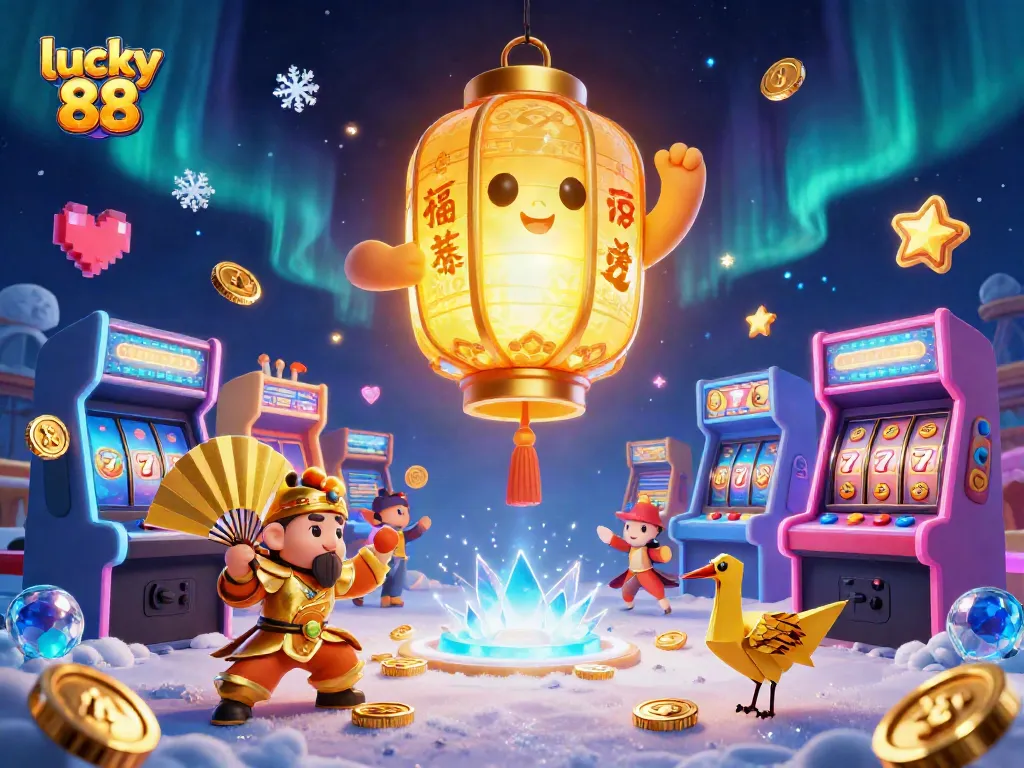 Experience the exciting luck of winning big with lucky 88 slot machines featuring vibrant characters and game elements.