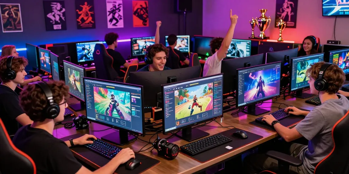 Players enjoying HITCLUB's vibrant online gaming experience, showcasing excitement and community.