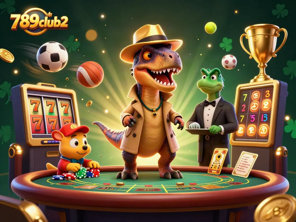 Engage with 789club2 in this dynamic casino scene filled with excitement, slots, and winning moments.