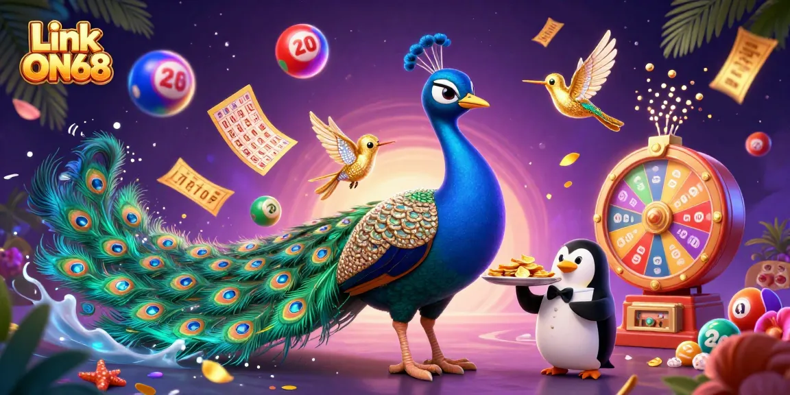 Experience fun and exciting gameplay with Link ON68 through this colorful gambling scene.