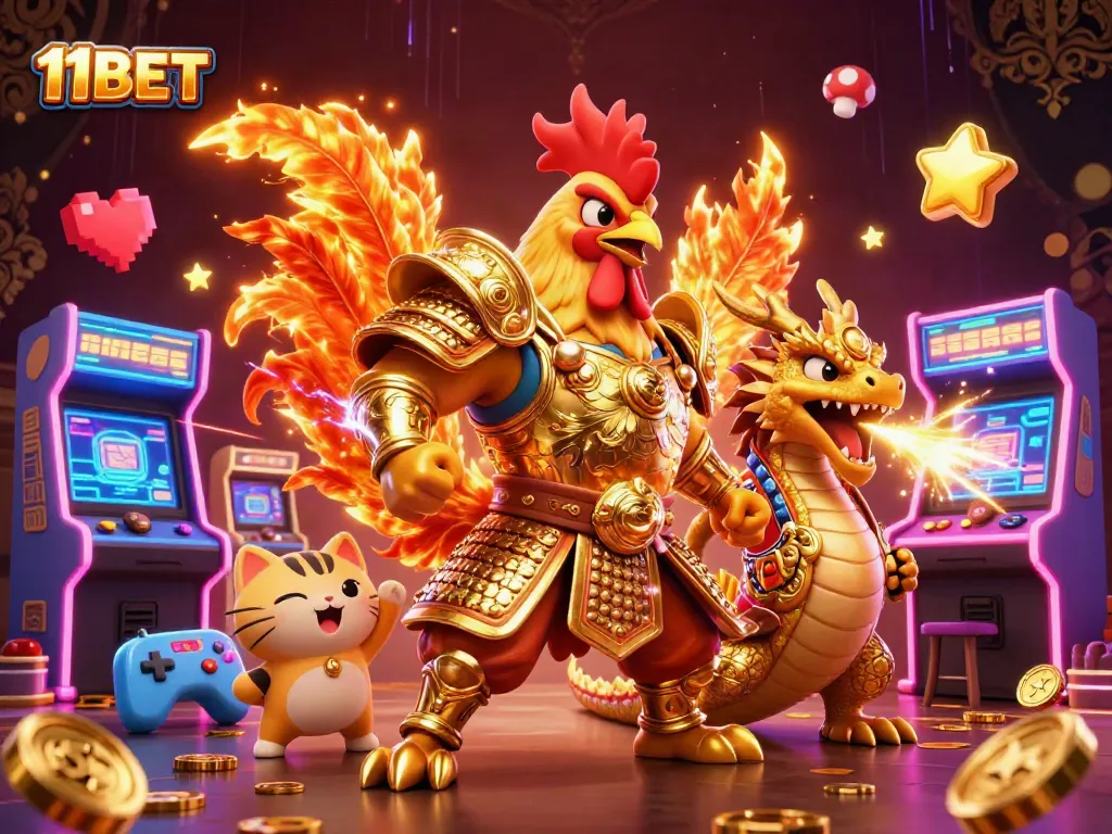 Experience thrilling gameplay at 11BET with exciting multiplayer arcade scenes and interactive gaming elements.