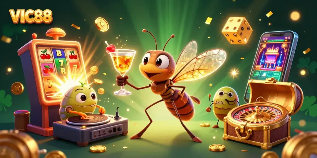 Spin the golden roulette wheel and soar with VIC88's exciting casino adventure.