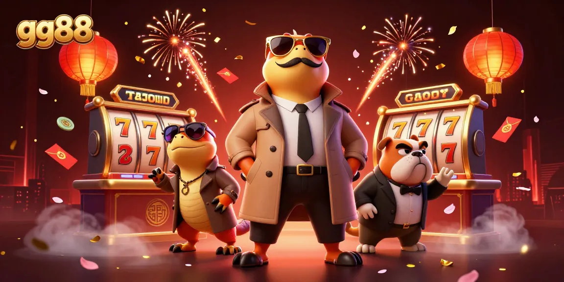 Experience the unique casino atmosphere with gg88 and three raptors disguised in a trench coat.