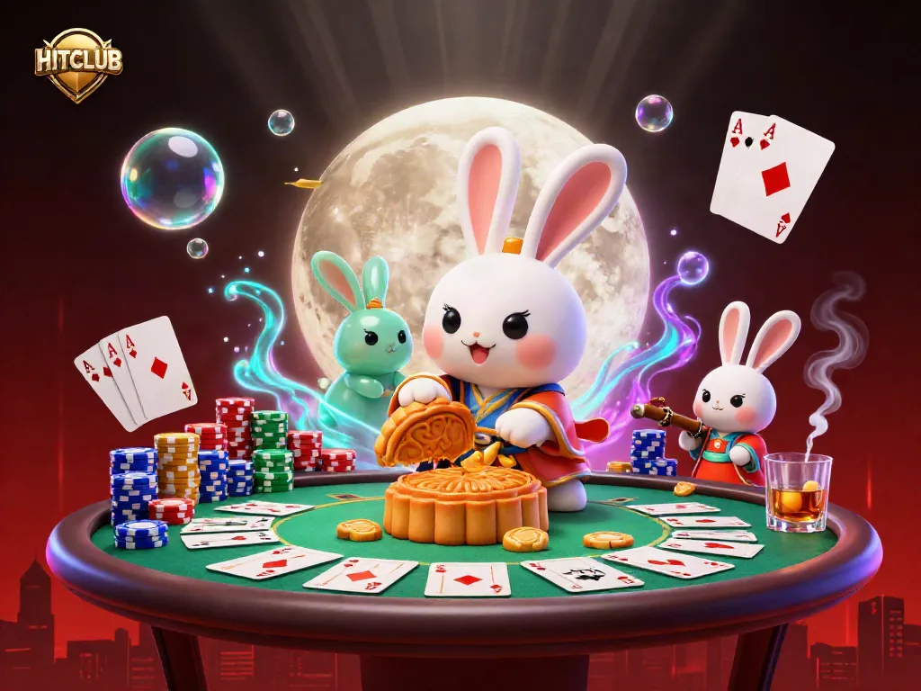 Win big with HITCLUB's dynamic online casino experience featuring poker chips and traditional elements.
